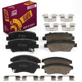 Metrix Premium Chassis Parts - Front & Rear Ceramic Disc Brake Pad Set Fits 2014-2016 Kia Optima, Made in Europe